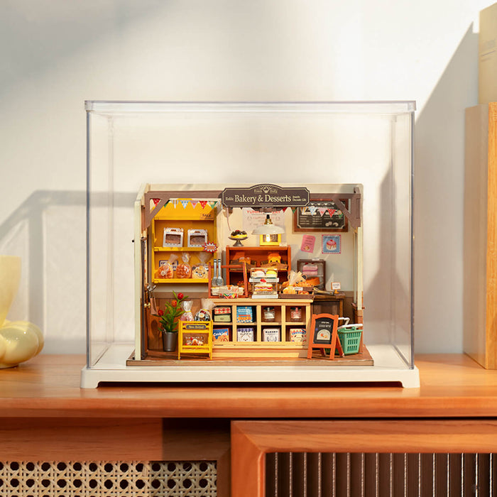 Rolife, Miniature House Display Box, DF03L, DIY miniature house kit, detail close-up