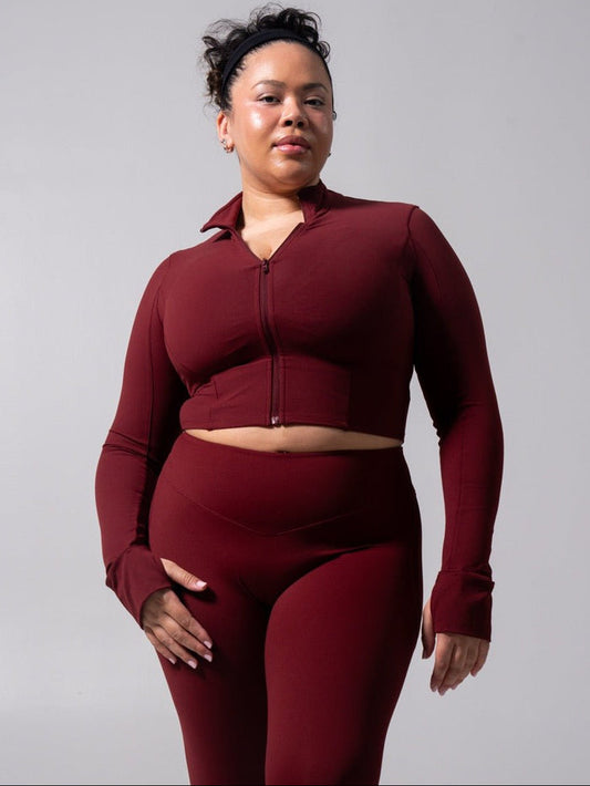 Rosa Waist Length Jacket - Vineyard
