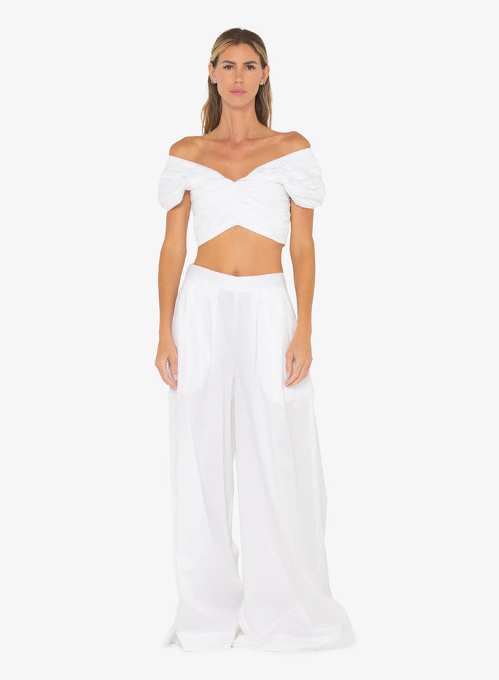 JBQ - Rose Top - White -
