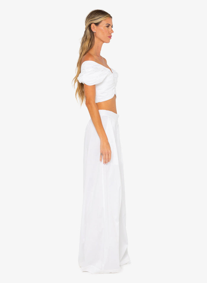 JBQ - Rose Top - White -