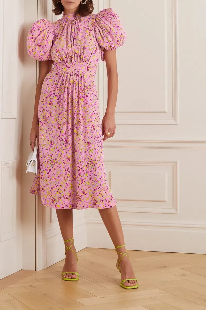 Rotate Floral Puff Sleeve