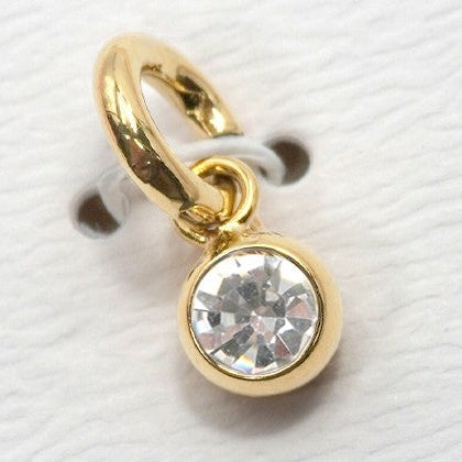 Round Birthstone Charm