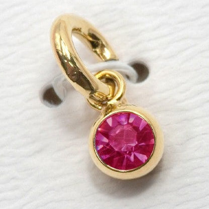 Round Birthstone Charm