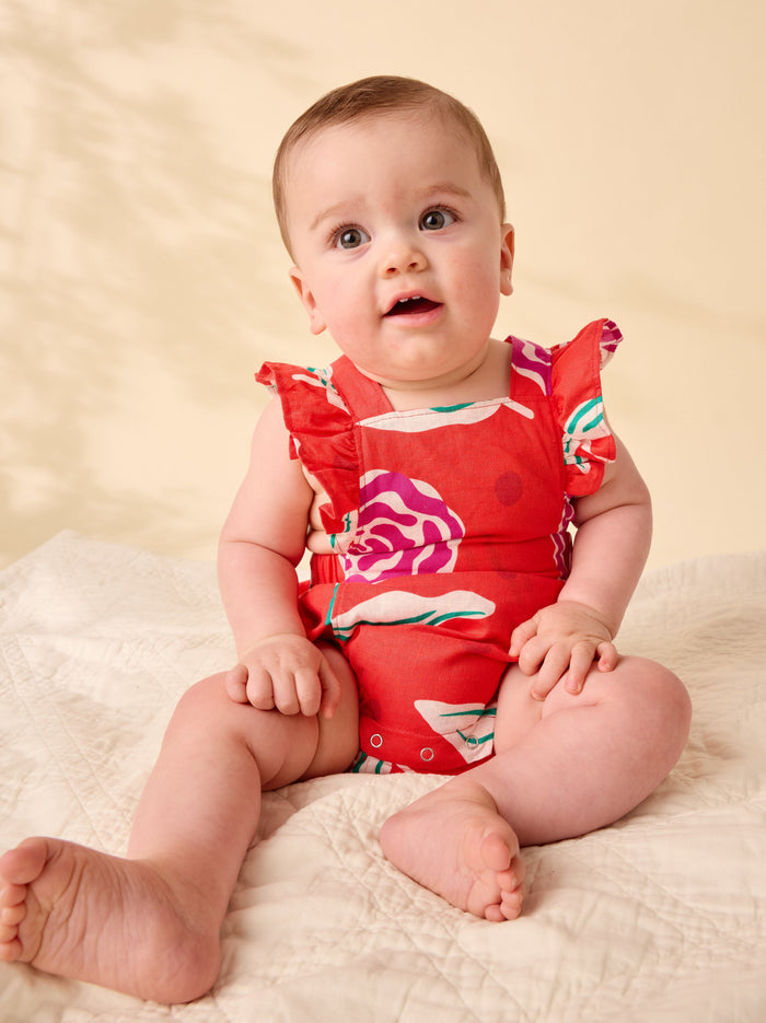 Ruffle Bubble Baby Romper