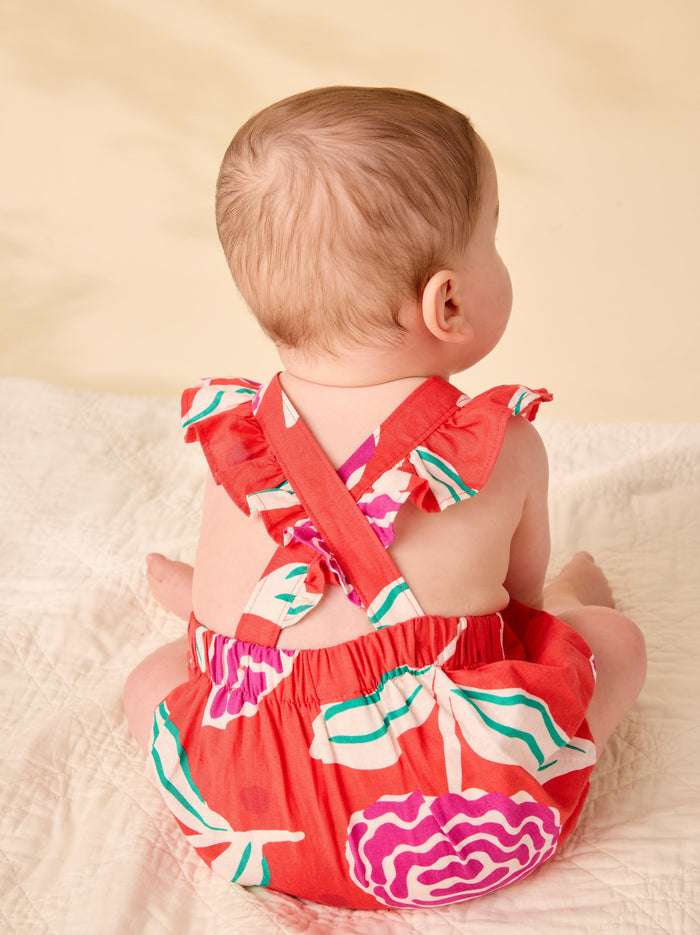 Ruffle Bubble Baby Romper