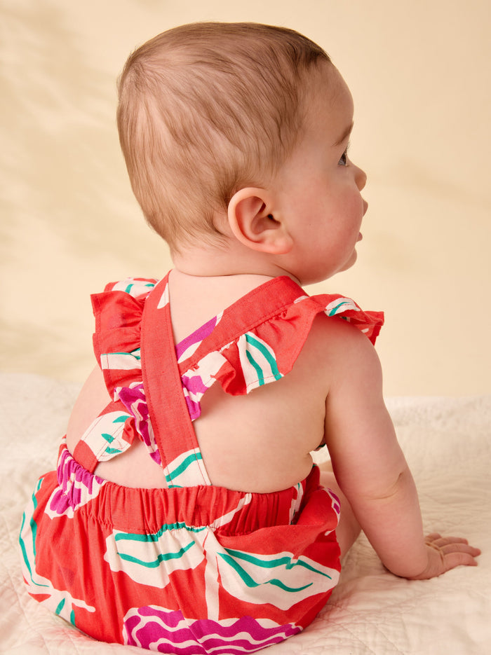 Ruffle Bubble Baby Romper