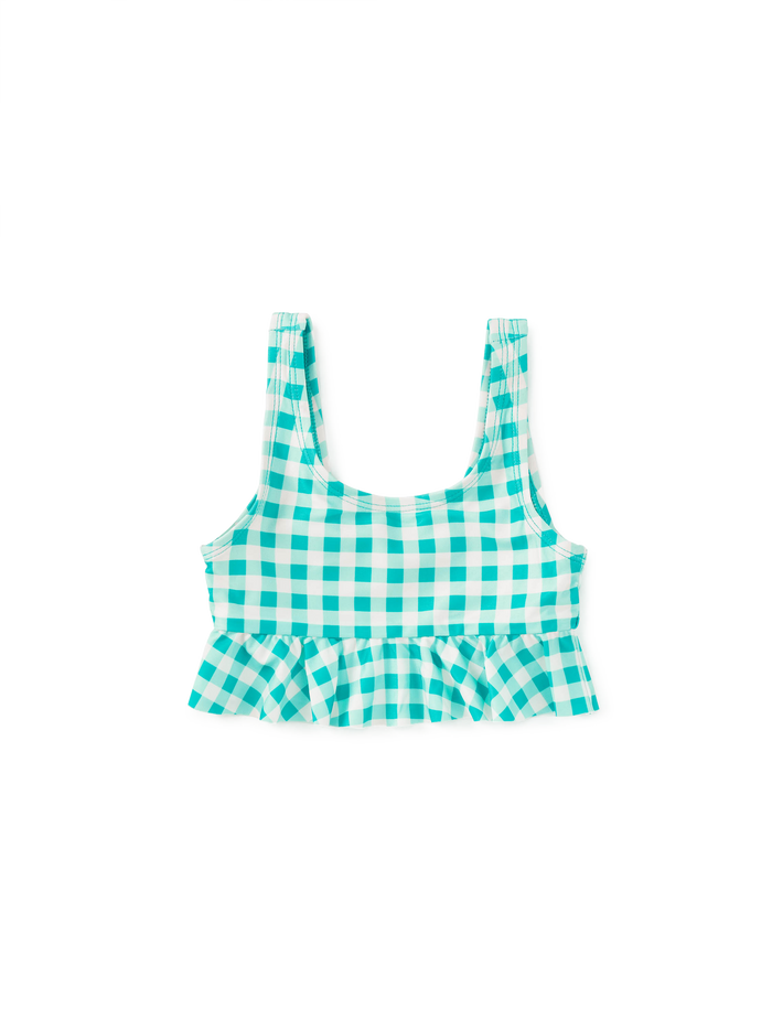 Ruffle Tankini Swim Top