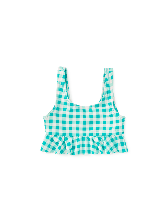 Ruffle Tankini Swim Top