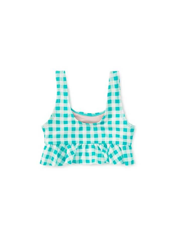 Ruffle Tankini Swim Top