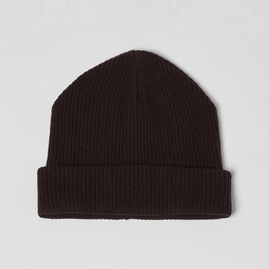 Men's Knitted Beanie in Brown