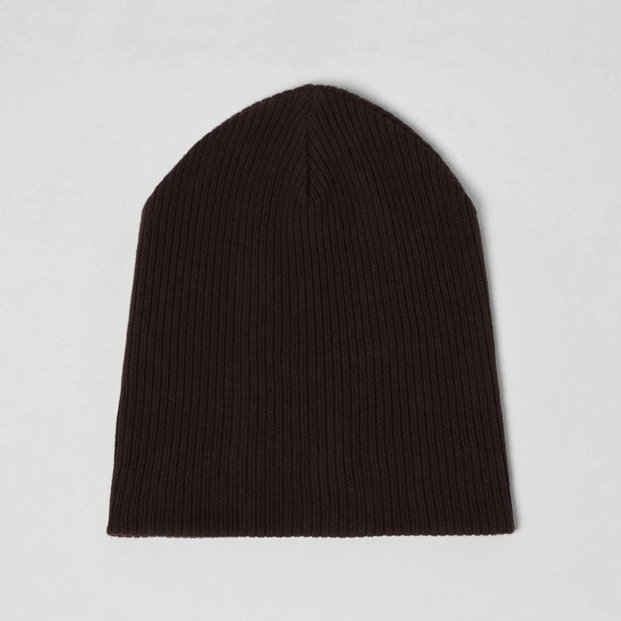 Men's Knitted Beanie in Brown