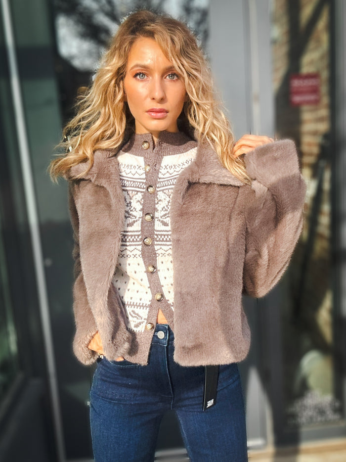 Sadie & Sage Penelope Faux Fur Coat