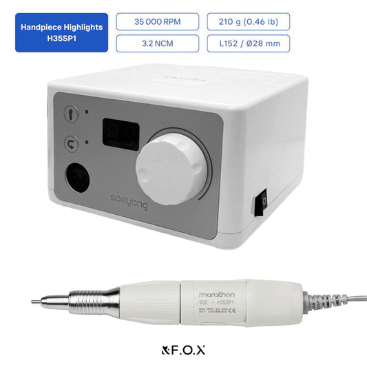 Saeyang Marathon K35 + H35SP1 35k RPM — Original E-File Nail Drill Machine Drill machine Saeyang