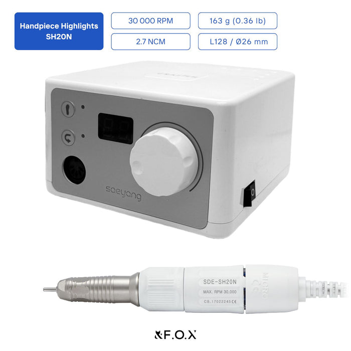 Saeyang Marathon K35 + SH20N 30k RPM — Original E-File Nail Drill Machine Drill machine Saeyang