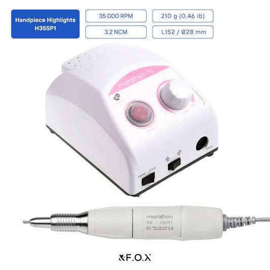 Saeyang Marathon N2 + H35SP1 35k RPM - Original E-File Nail Drill Machine Drill machine Saeyang