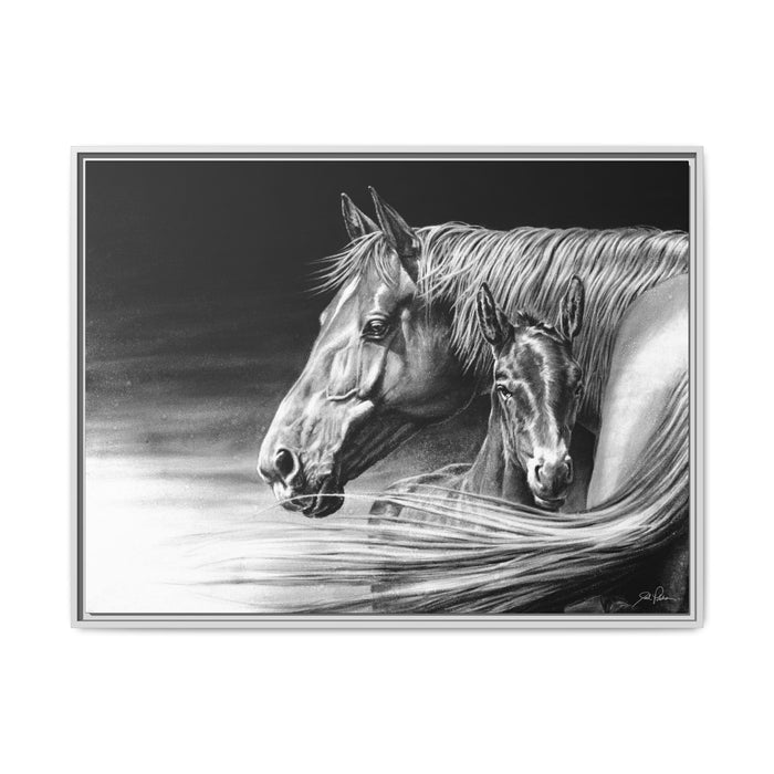 40" x 30" (Horizontal) / White / 1.25"