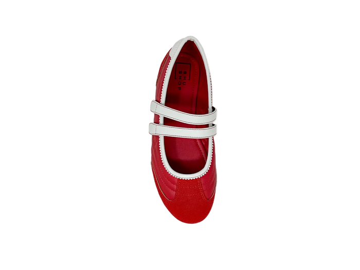 Salome "Sneakerina" Flat in Red