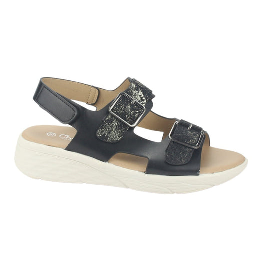 Sandalia Chalada Mujer Beni-12 Negro Casual Sandalias Chalada
