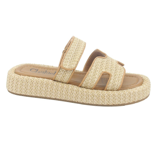 Sandalia Chalada Mujer Yukonl-17 Beige Plataforma Poki Sandalias Chalada