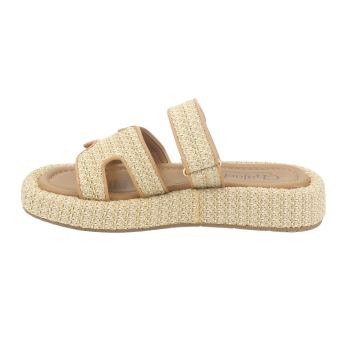 Sandalia Chalada Mujer Yukonl-17 Beige Plataforma Poki Sandalias Chalada