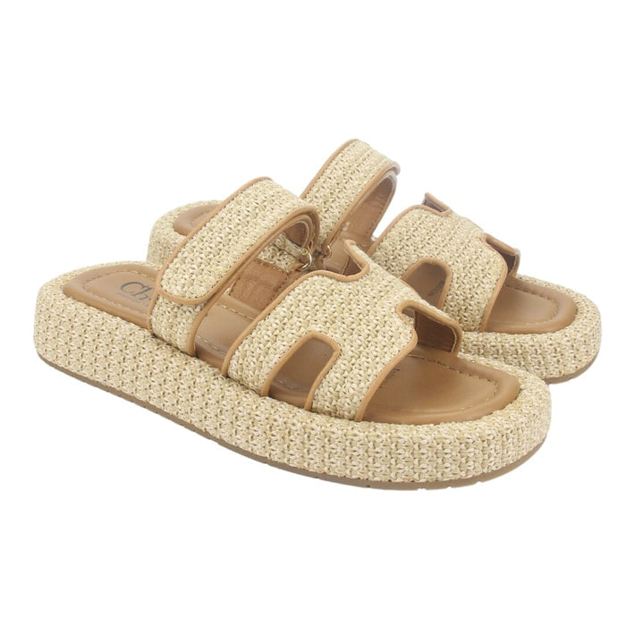 Sandalia Chalada Mujer Yukonl-17 Beige Plataforma Poki Sandalias Chalada