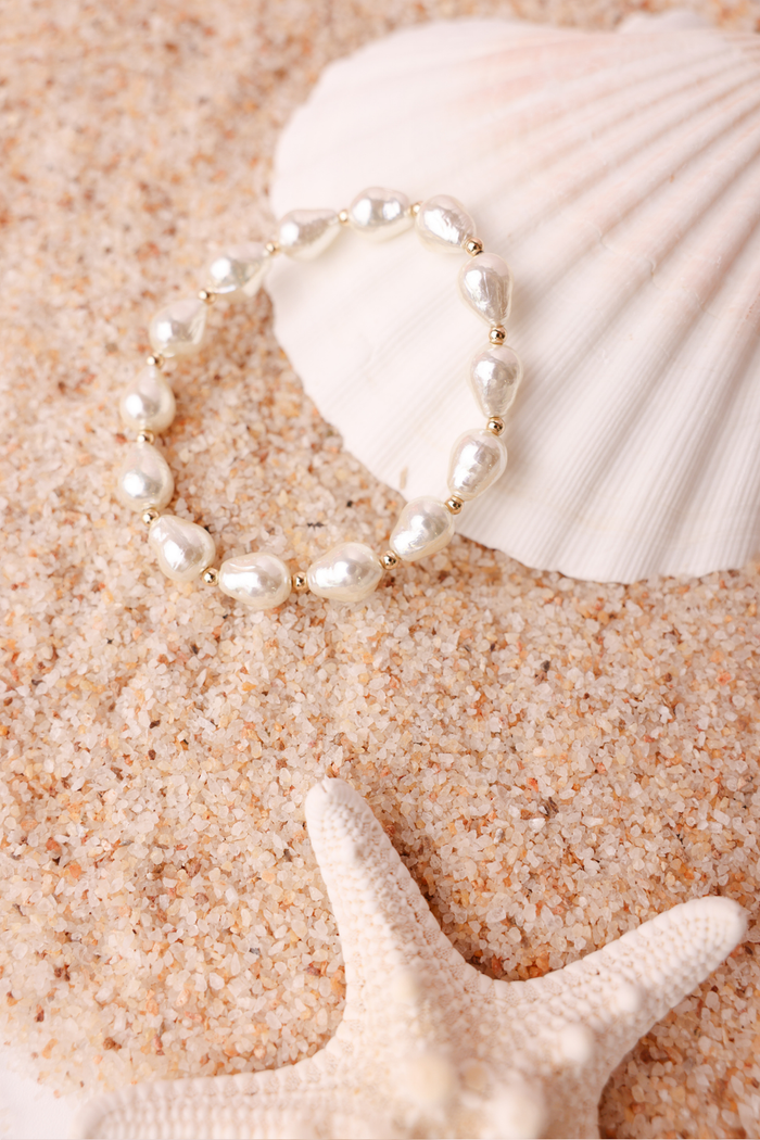 Saylor Pearl Bracelet in Gold