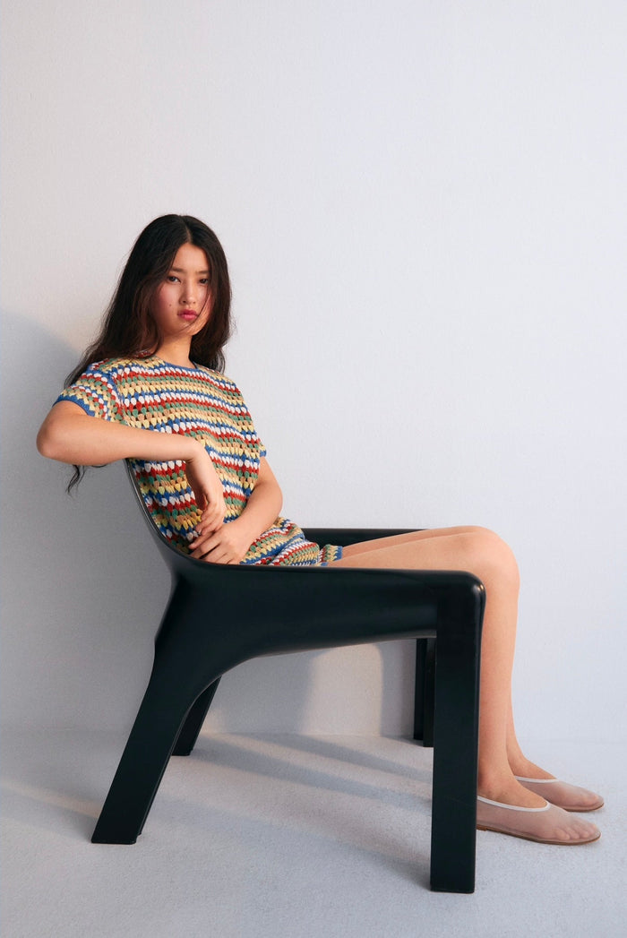 The New Society - Serifos Crochet Top -