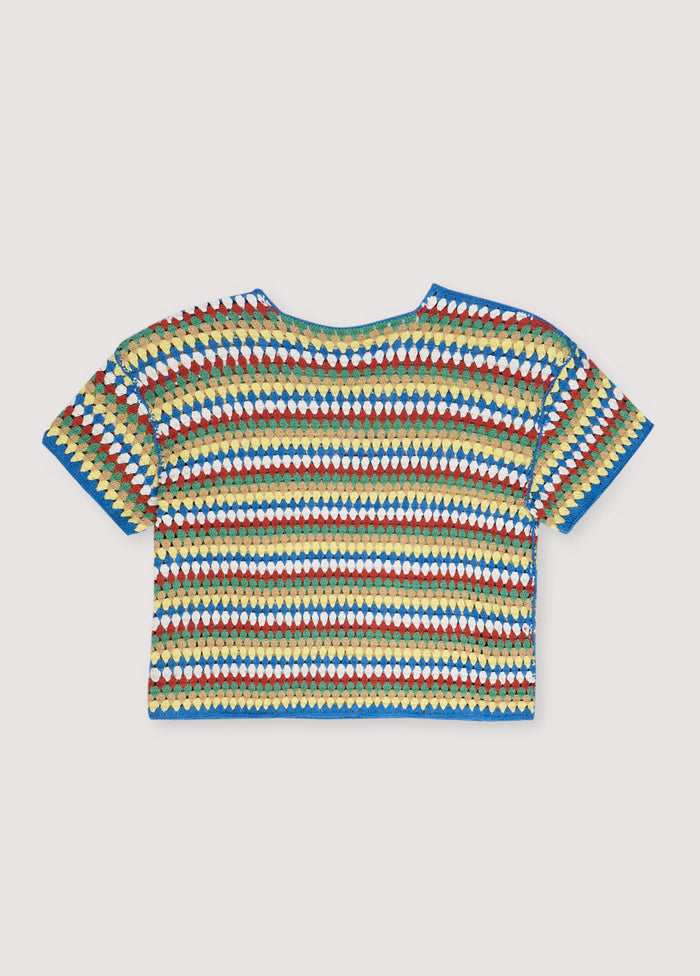 The New Society - Serifos Crochet Top -