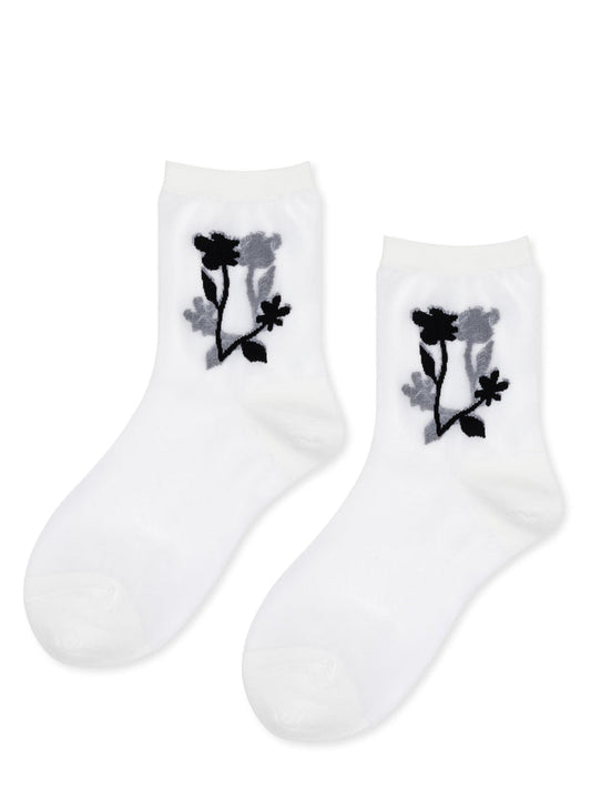 Hansel from Basel - Shadowplay Sheer Short Crew Sock -