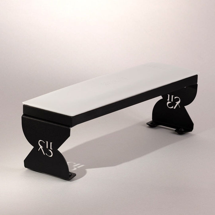 Shemax Hand Rest Comfort White on Black — Nail table for manicure Arm rest Shemax