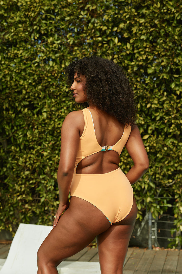 Nomads Swimwear - Shoreline One Piece II - Expressivo/Peach -