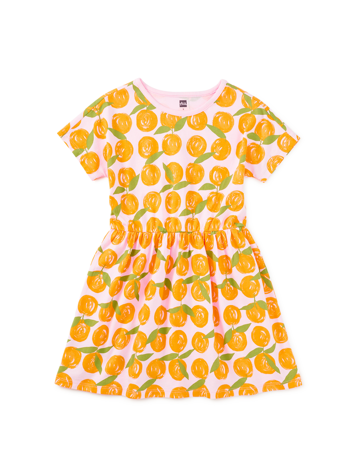 Short Sleeve Twirl Dress