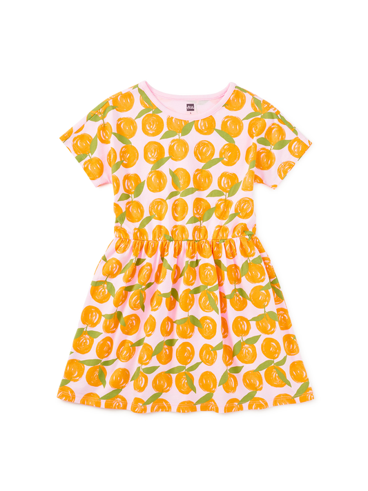 Short Sleeve Twirl Dress