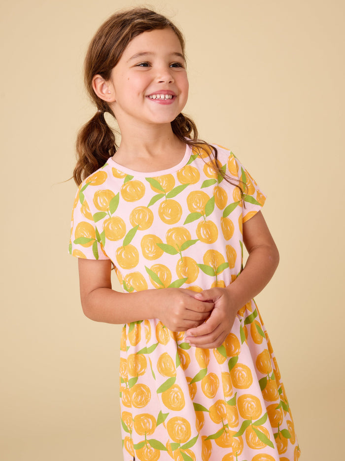 Short Sleeve Twirl Dress