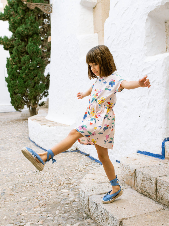 Short Sleeve Twirl Dress