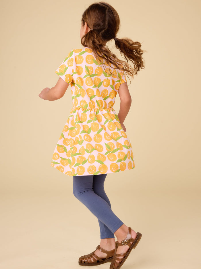 Short Sleeve Twirl Dress