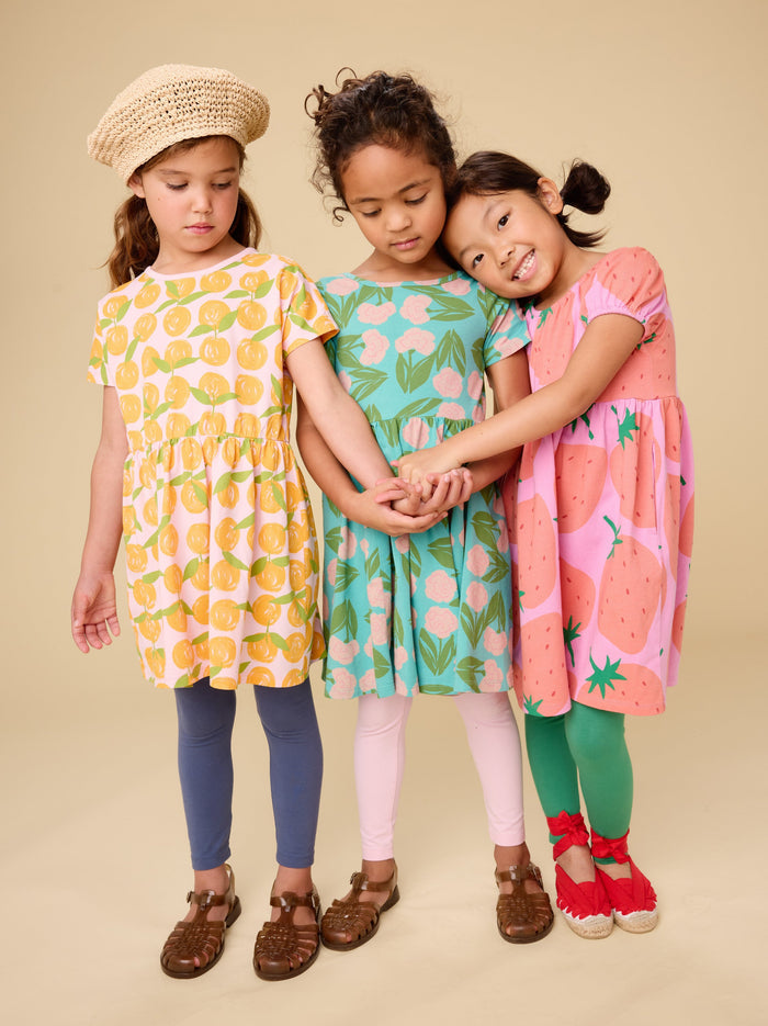 Short Sleeve Twirl Dress