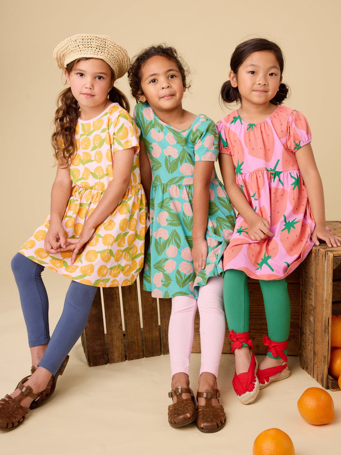 Short Sleeve Twirl Dress