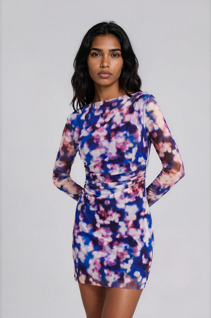 & Other Stories - Silje Mesh Dress - Blue -