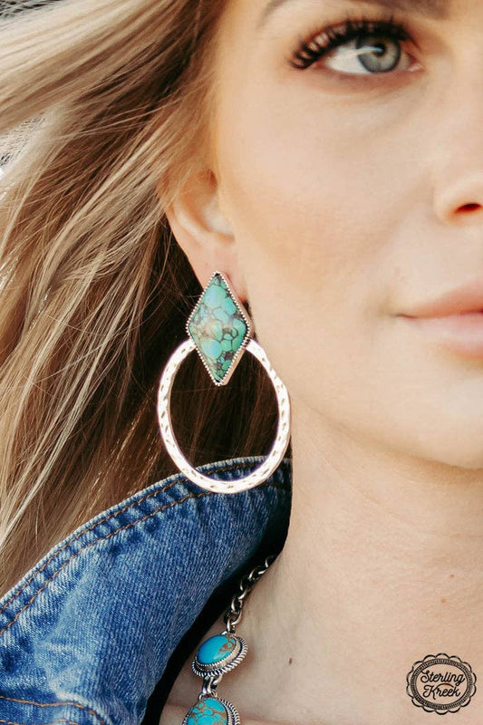 Silver Dollar Road Earrings