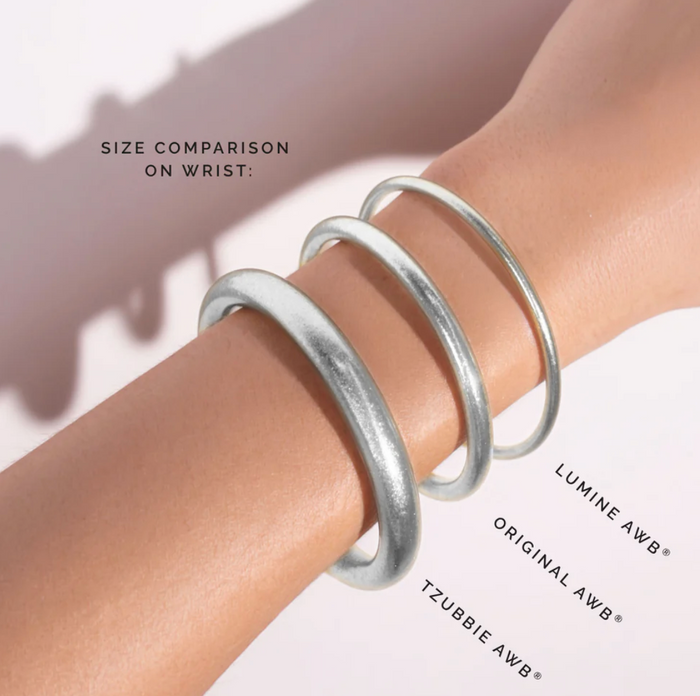 Silver Lumine All Weather Bangles® (Set of 6)