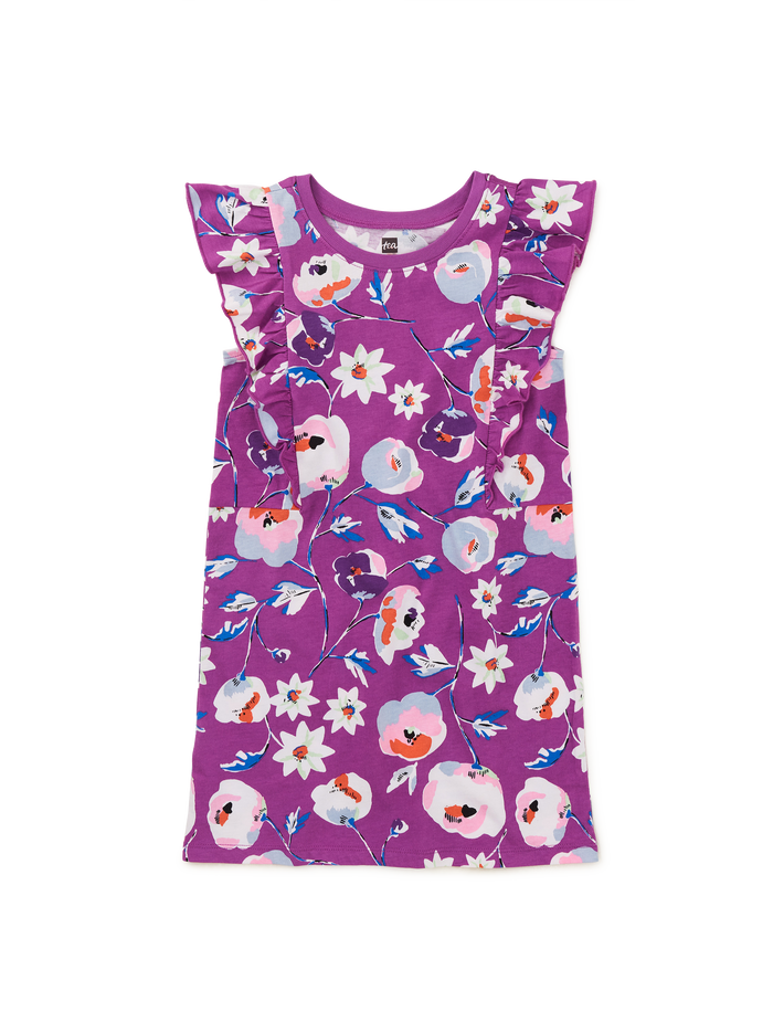 Sleeveless Ruffle A-Line Dress