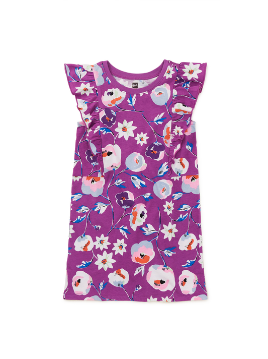 Sleeveless Ruffle A-Line Dress