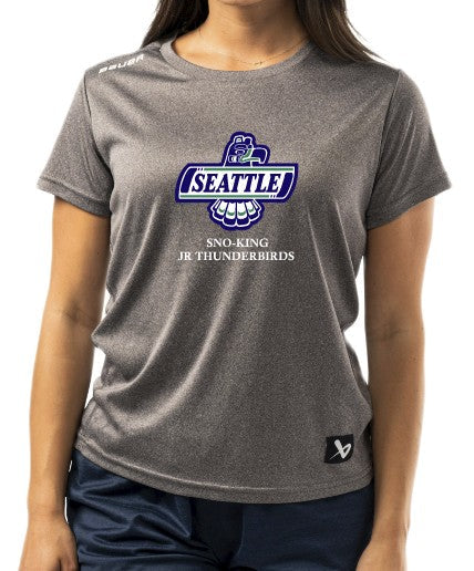 Sno-King Jr Thunderbirds S25 Bauer Team Womens Tech Tee