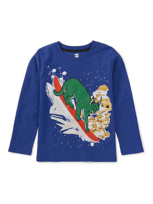 Snowboarding Caracal Tee