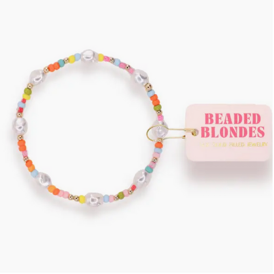 Snowcone Sprinkle Pearl Bracelet