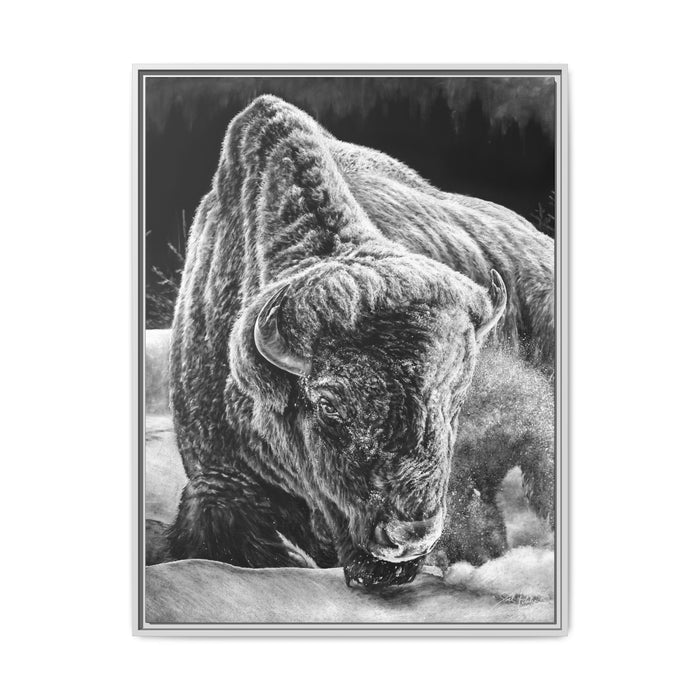 30" x 40" (Vertical) / White / 1.25"