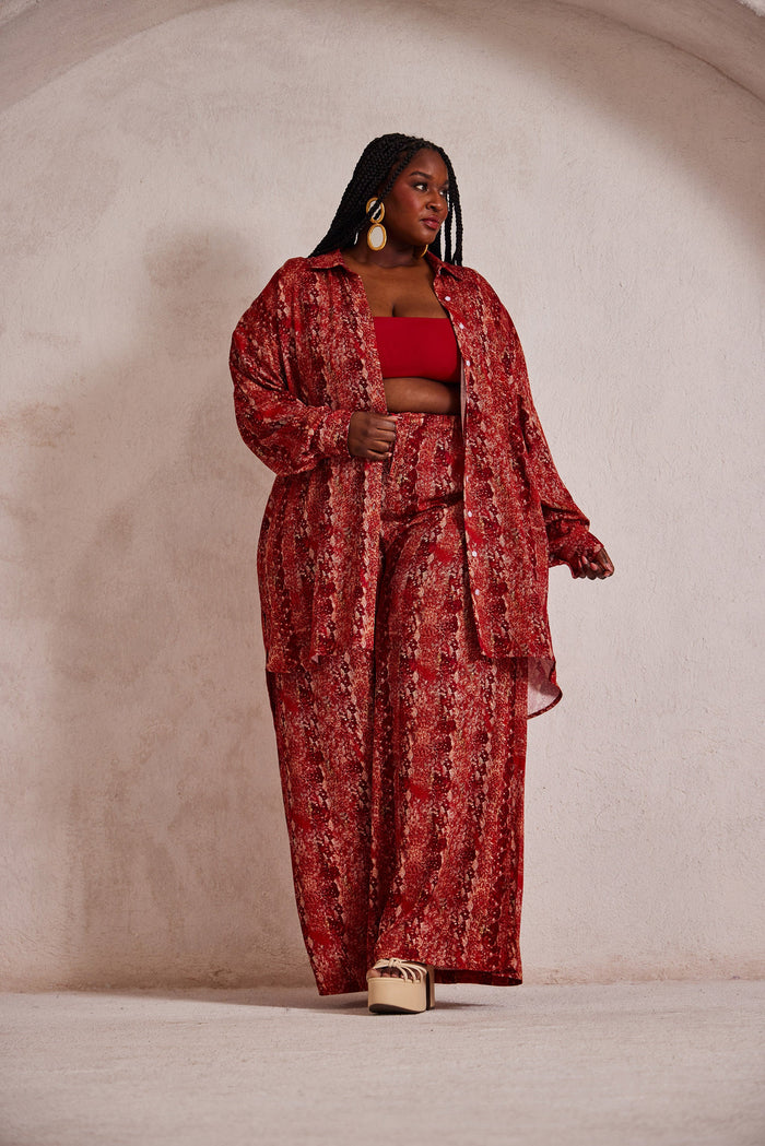 Nomads Swimwear - Sol Button-Up Shirt Dress - Iguana -