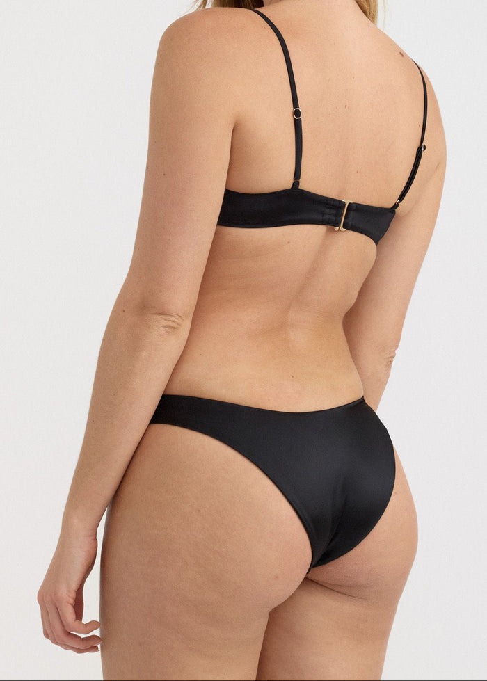 Organic Basics - Solar Swim Cheeky Bikini Bottom - Shimmer Night -