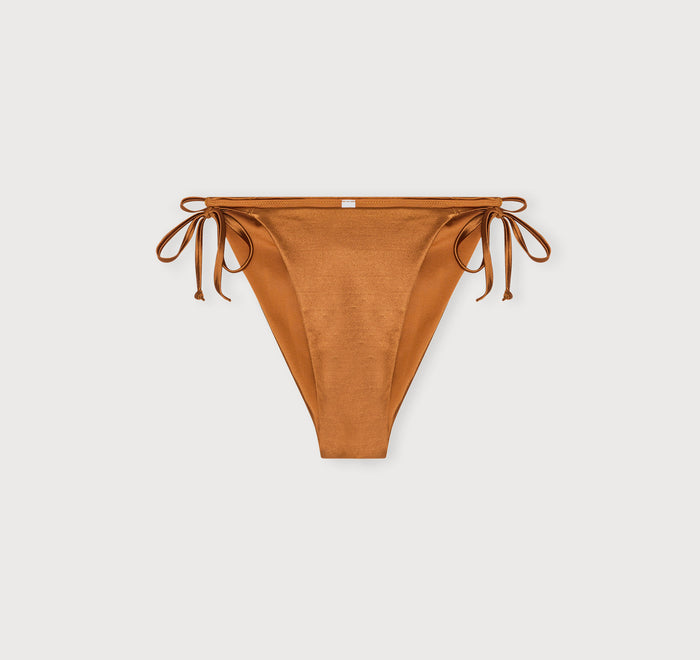 Organic Basics - Solar Swim Tie Bikini Bottom - Shimmer Coast -